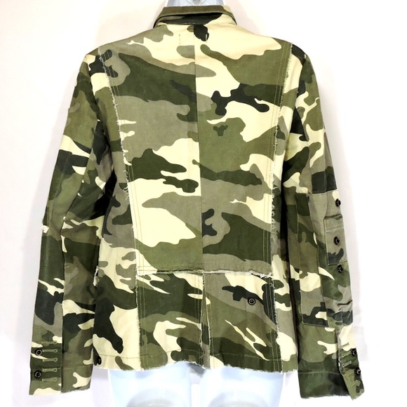 ZADIG & VOLTAIRE ⚜ WOMEN'S GREEN COTTON FASHION JACKET - Picture 3 of 5